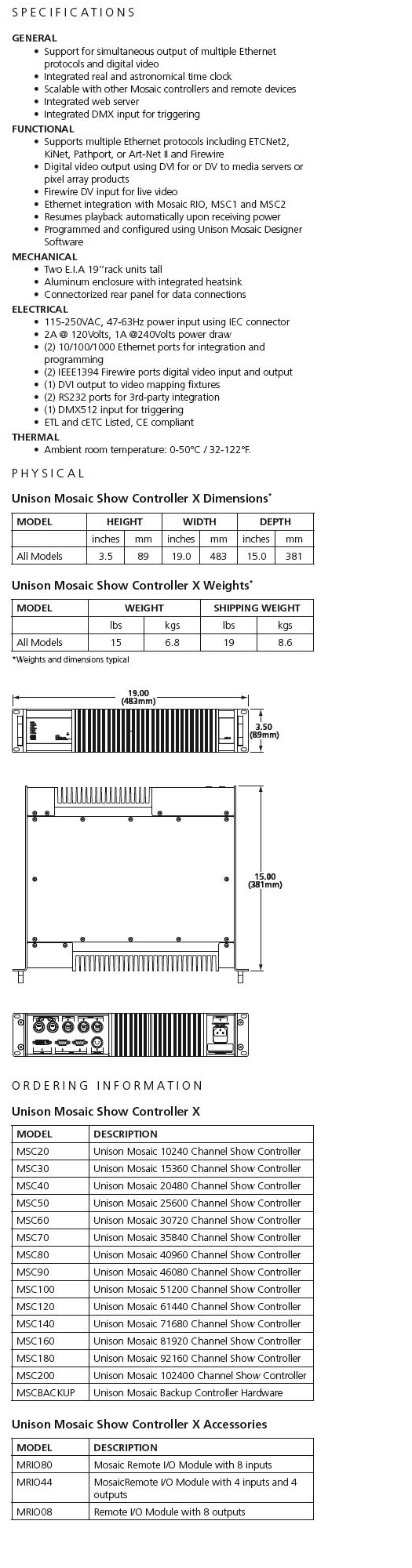 MSCX