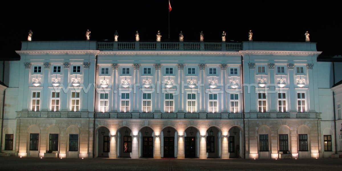 Iluminacja Pałacu Prezydenckiego - palac6.jpg