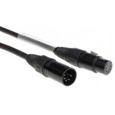5 -pin DMX cable assembled XLR