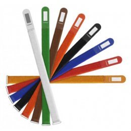 Komplet 5 opasek rzepowych na przewód 38 cm