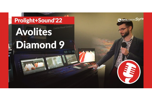 Avolites Diamond 9 - Exclusive lighting controller for live events, theaters [PL+S'22].