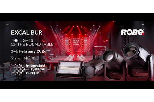 Robe na ISE 2026 w Barcelonie – premiery i show Excalibur