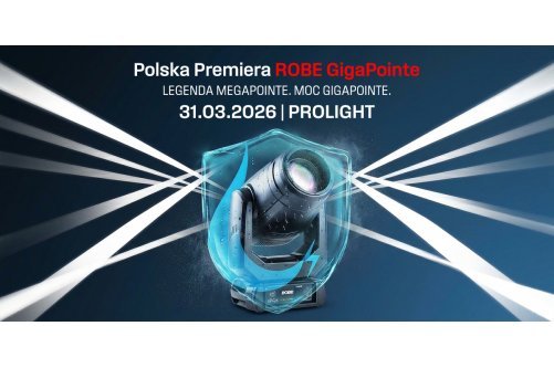Polska Premiera ROBE GigaPointe – Legenda powraca w nowym wymiarze!
