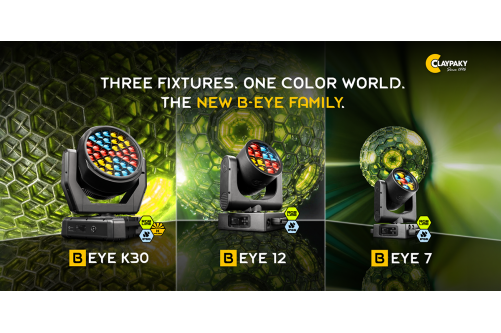Discover the new B-EYE Multilens range from Claypaky