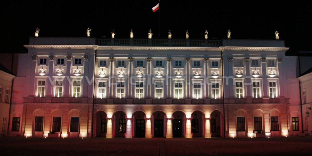 Iluminacja Pałacu Prezydenckiego - palac1.jpg