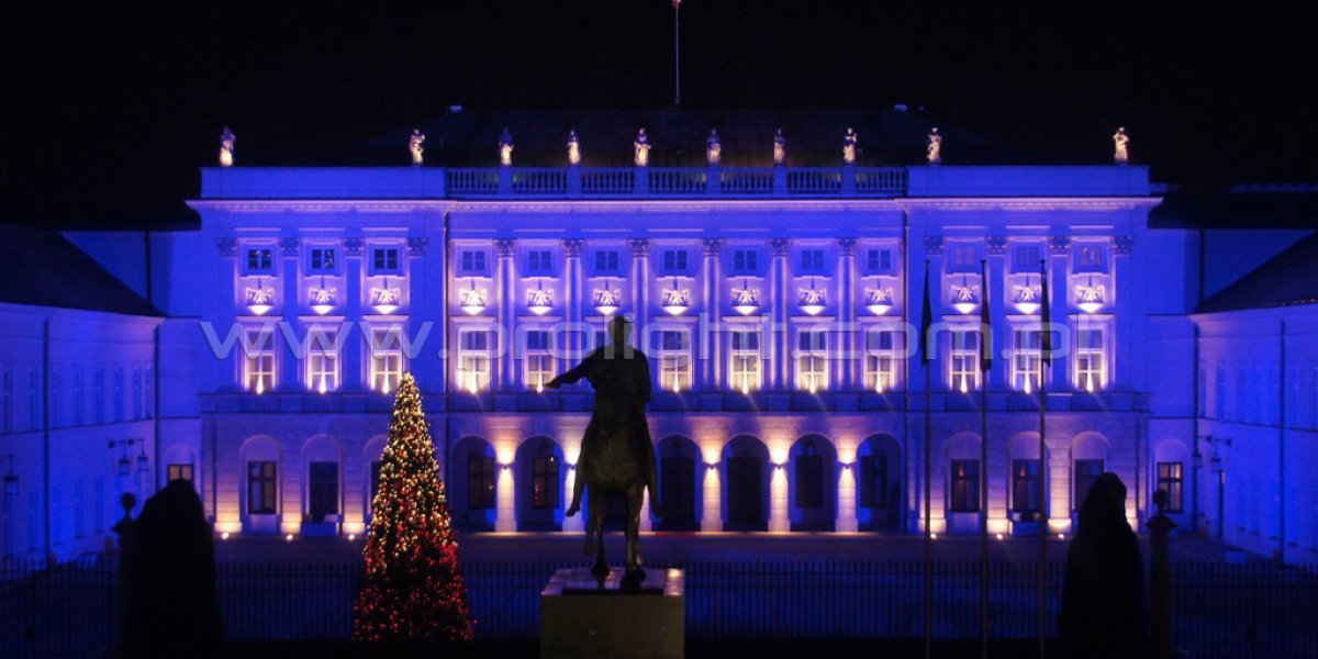 Iluminacja Pałacu Prezydenckiego - palac2.jpg