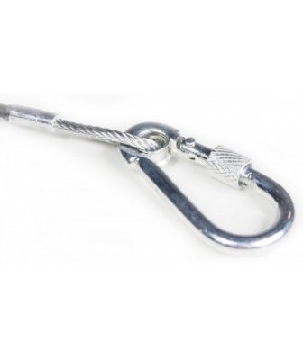 Linka zabezpieczająca z pętlą i karabińczykiem 60cm - linka-zabezpieczajaca-z-2-petelkami_2.jpg