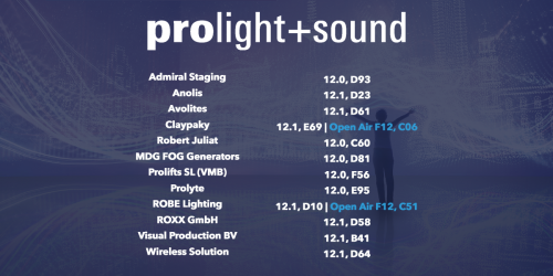 Nasi partnerzy na Prolight + Sound 2023