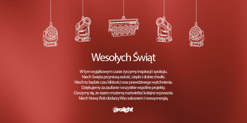 A Christmas full of light - wishes from the Prolight team