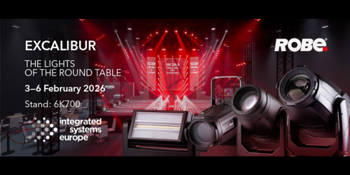 Robe at ISE 2026 in Barcelona - Excalibur launches and show